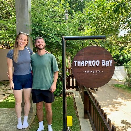Thaproo Bay Hiriketiya Bed & Breakfast Dikwella Bagian luar foto