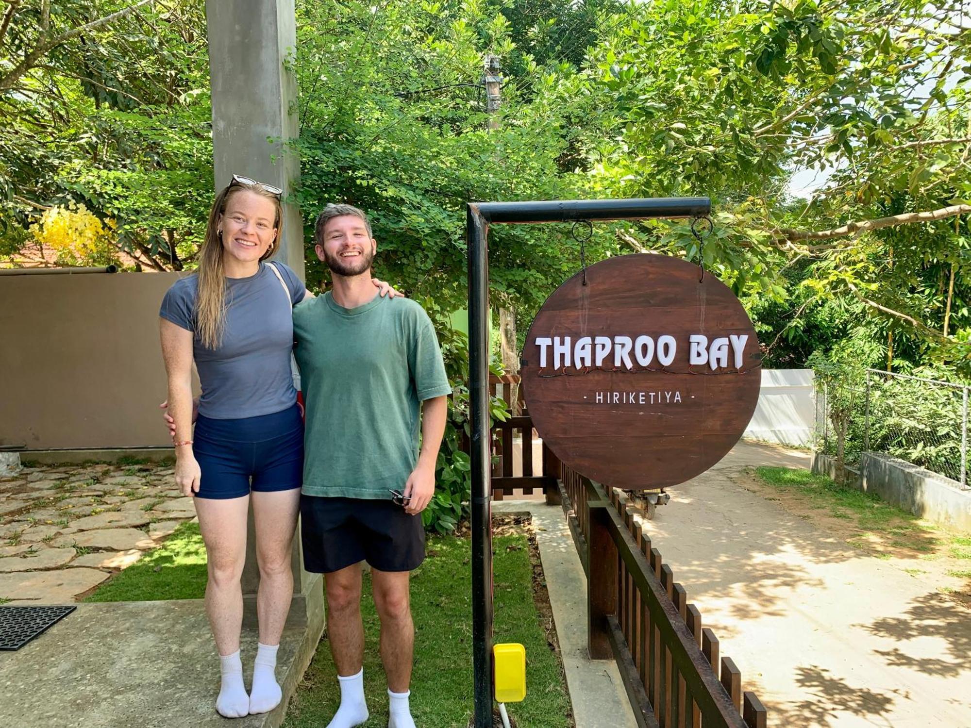 Thaproo Bay Hiriketiya Bed & Breakfast Dikwella Bagian luar foto